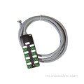 M12 8 Way IP67 Distribusjonsboks 1 Signal/port